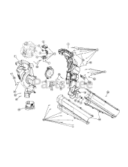 Yard-Man YMGBV 3100 (41CSGBPG901) - Yard-Man Blower Vacuum