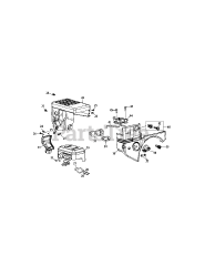 MTD 265-SU-11 - MTD Engine 265-SU-11 Muffler &amp; Engine Shroud