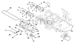 Ariens 992317 (PM 260 Z) - Ariens Pro-Master 60" Zero-Turn Mower, 31hp Daihatsu Diesel (SN: 001000 - 001500)