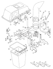 Cub Cadet 101 (19A-101-100) - Cub Cadet Twin Rear Bagger General Assembly Model 101
