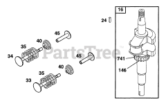 Briggs & Stratton 12M807-5522-01 - Briggs & Stratton Vertical Engine Crankshaft