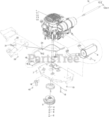Exmark LZS749AKC724A1 - Exmark 72" Lazer Z S-Series Zero-Turn Mower, Kohler ECV749 (SN: 408644346 - 411294211) (Rev A) (2021) Engine Assembly