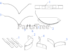 Cub Cadet 19A70065 (19A70065100) - Cub Cadet 54" Xtreme Mulch Kit (2019) General Assembly