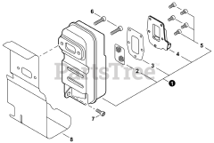 Echo PB-580 T - Echo Backpack Blower (SN: P64013001001 - P64013999999)