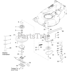 Exmark ECXKABBC21 - Exmark 21" X-Series Walk-Behind Mower, Kawasaki FJ180V, BBC (SN: 312000000 - 312999999) (2012)