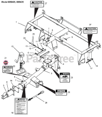 Gravely 895435 (TRM-5138) - Gravely Tow-Behind Reel Mower Attachment (SN: 000101 & Above)