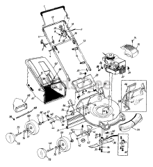 White Outdoor 114-428C190 - White Outdoor 21" Walk-Behind Mower (1994)