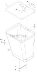 Exmark LZUV3B - Exmark Ultra Vac Triple Bagger for Lazer Z Mower (SN: 315000000 - 315999999) (2015)