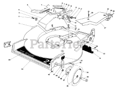 Toro 20671 - Toro Walk-Behind Mower (SN: 003000001 - 003999999) (1983)