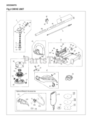 RedMax BCZ 2660 TS - RedMax Brushcutter (SN: 00100101 - 00400100) (2010-04)