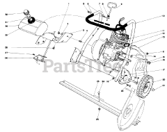 Toro 38130 (S-200) - Toro Snow Thrower (SN: 000000001 - 000015000) (1980) Engine Assembly (model 38120)