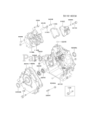 Kawasaki FE250D-AS03 - Kawasaki Engine CYLINDER/CRANKCASE