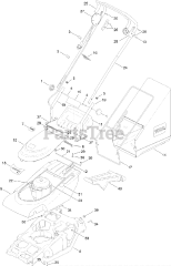 Toro 21190 - Toro 41cm Walk-Behind Mower, Electric (SN: 311000001 - 311999999) (2011)