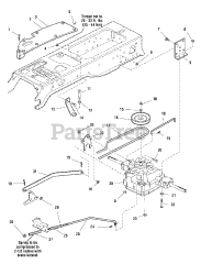 Simplicity 1693965 - Simplicity Broadmoor 38" Lawn Tractor, 16hp Kohler Transmission Group - Tuff Torq K57