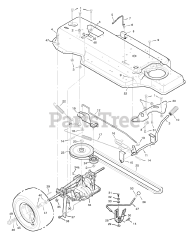 Murray 38705A - Murray 38" Lawn Tractor (1996) Motion Drive