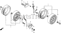 Honda HR214 PXA#1 (HR214) - Honda 21" Walk-Behind Mower, Made in USA (SN: HR214-6000001 - HR214-9999999) HR194/2PREAR WHEEL