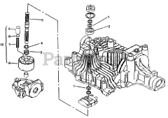 Toro 72062 (264-6) - Toro Yard Tractor (SN: 049000001 - 049999999) (1994) Pump Shaft