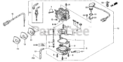 Honda BFP8 D2 XRA (BAAJ) - Honda Outboard Engine, Made in Japan (SN: BAAJ-1100001 - BAAJ-9999999) CARBURETOR
