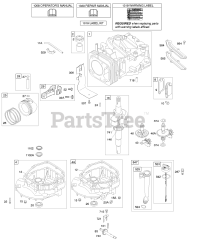 Briggs & Stratton 120602-0146-E2 - Briggs & Stratton Vertical Engine Camshaft, Crankshaft, Cylinder, Engine Sump, Lubrication, Piston Group