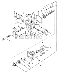 Toro 91-20KS02 (D-200) - Toro Lawn Tractor (1979) Hydrostatic Transmission-Motor Section