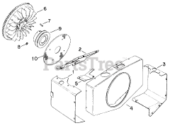 Cub Cadet 1712 (145-782-100) - Cub Cadet Garden Tractor Engine Cooling