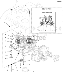 Ferris SRS Z2 (5901823) - Ferris SRS Z2 Series 52" Stand-On Mower, 28hp Briggs & Stratton, CARB Transaxle Drive Group
