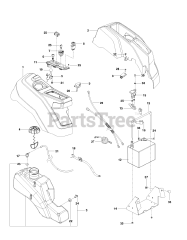 Husqvarna Z 242 F (967324403-00) - Husqvarna 42" Zero-Turn Mower (2015-06) IGNITION SYSTEM