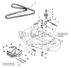 Simplicity 1692966 - Simplicity Regent 38" Lawn Tractor, Indianapolis Colts, 14hp 38" Mower Deck - Clutch &amp; Support