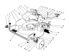 Toro 20632 - Toro Walk-Behind Mower (SN: 009000001 - 009999999) (1989)