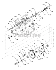 Cub Cadet 5254 E (54BE542-710) - Cub Cadet Compact Tractor PTO Drive 1B065G &amp; Before