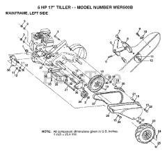 Weed Eater WE R500 B - Weed Eater Tiller