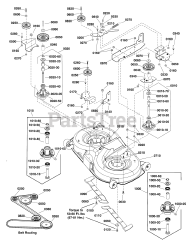 Snapper RPX 300 (2691292-01) - Snapper 107cm Lawn Tractor, 8270 Series Briggs & Stratton