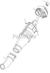 Craftsman CMZAS7JCB (41AJCB-C949) - Craftsman Blower Attachment