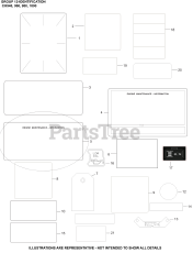 Kohler CH940-3004 - Kohler Command PRO Engine, Basic Version, 32.5hp, 999cc 12 Identification