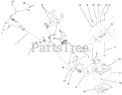 Toro 73470 (518 xi) - Toro Garden Tractor (SN: 089000001 - 089999999) (1998) Electrical Assembly (models 73540 73541 Only)