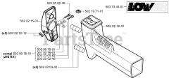 Husqvarna 245 - Husqvarna String Trimmer (2001-01) Supporting Tube Assembly