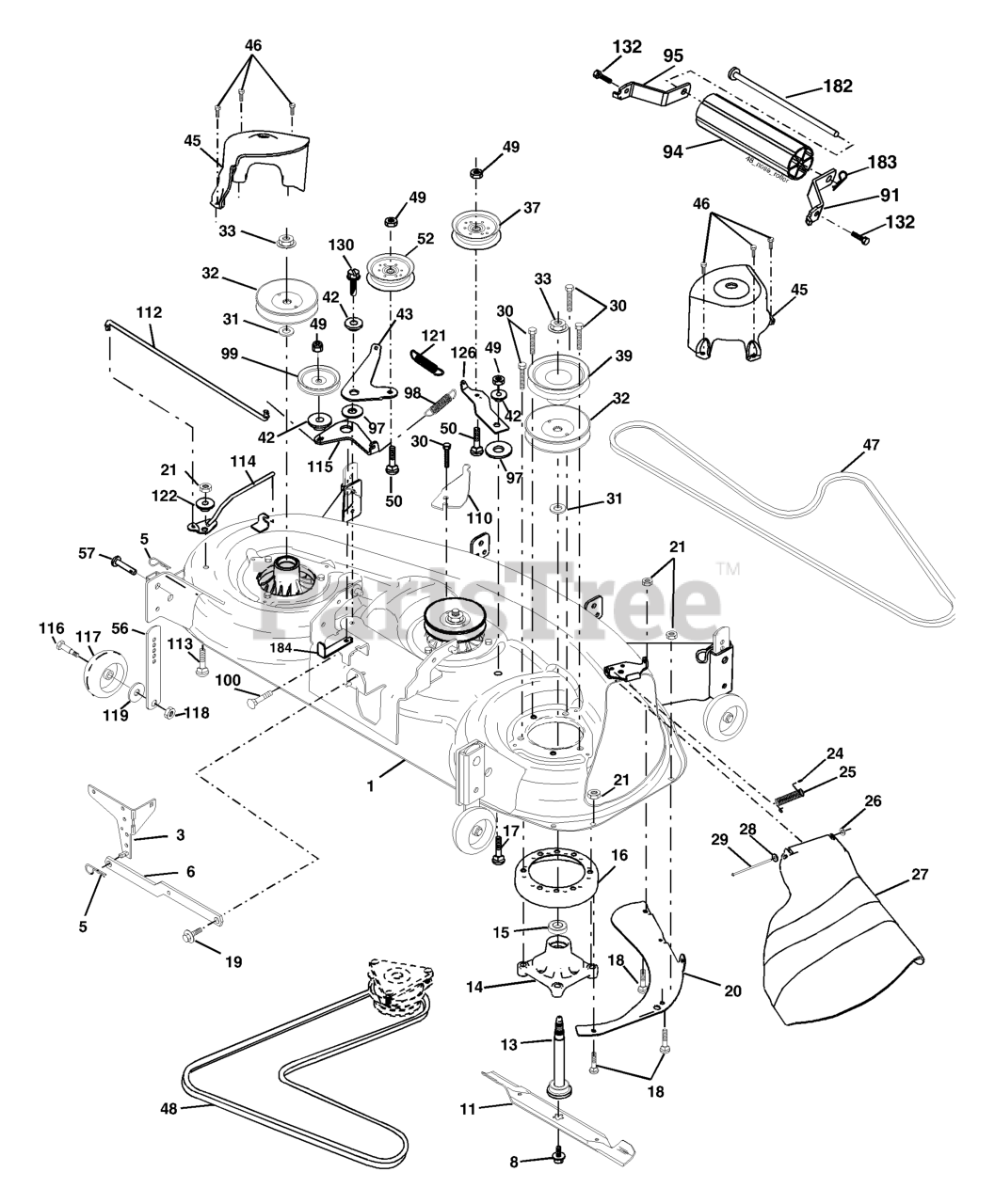 Husqvarna GTH 2548 (954572134-B) - Husqvarna 48