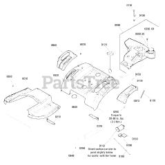 Massey Ferguson MF 2700 (2691304-00) - Massey Ferguson 50" Lawn Tractor, 25hp Seat Deck Group