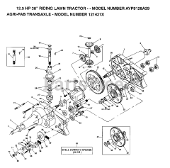 Electrolux/AYP AYP 9128 A29 - Electrolux/AYP Lawn Tractor (1992)