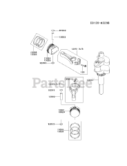 Kawasaki FH430V-DS26 - Kawasaki Engine PISTON/CRANKSHAFT