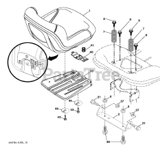 Husqvarna LT 1597 (960410050-12) - Husqvarna Lawn Tractor (2012-11)