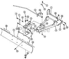 Toro 7-1122 - Toro 50" Grader Blade (1975) Parts List-Mid-Mounted Grader Blade Model 7-1121