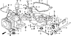 Honda HR214 PXA#1 (HR214) - Honda 21" Walk-Behind Mower, Made in USA (SN: HR214-6000001 - HR214-9999999) CYLINDER BARREL
