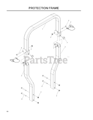 Husqvarna LZ 25 (968999772) - Husqvarna Zero-Turn Mower (2008-05) PROTECTION FRAME