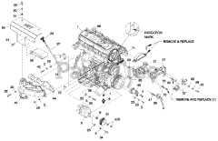 Generac QT04524GNSN - Generac 45kW Home Standby Generator (SN: 5654955 - 5654956) (2009) Eng Common Parts 2.4L G2 (0G9980)
