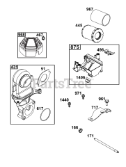 Briggs & Stratton 44X977-0013-01 - Briggs & Stratton Vertical Engine