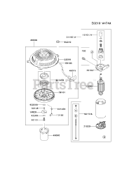 Kawasaki FH541V-CS33 - Kawasaki Engine STARTER(-FH541-A98246)
