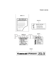 Kawasaki FD620D-AS18 - Kawasaki Engine LABEL