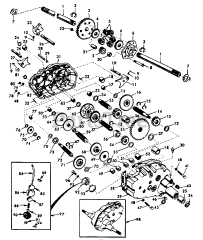 Poulan Pro PP 2050 D - Poulan Pro Lawn Tractor TRANSAXLE