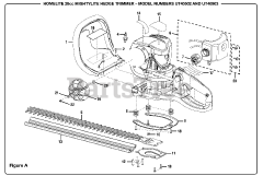 Homelite UT-40502 - Homelite Mightylite Hedge Trimmer, 26cc